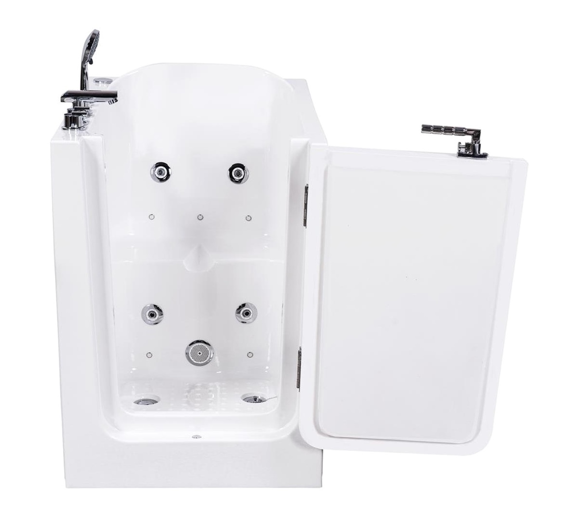 pennington compact whirlpool & airspa right hand easy access walk in bath