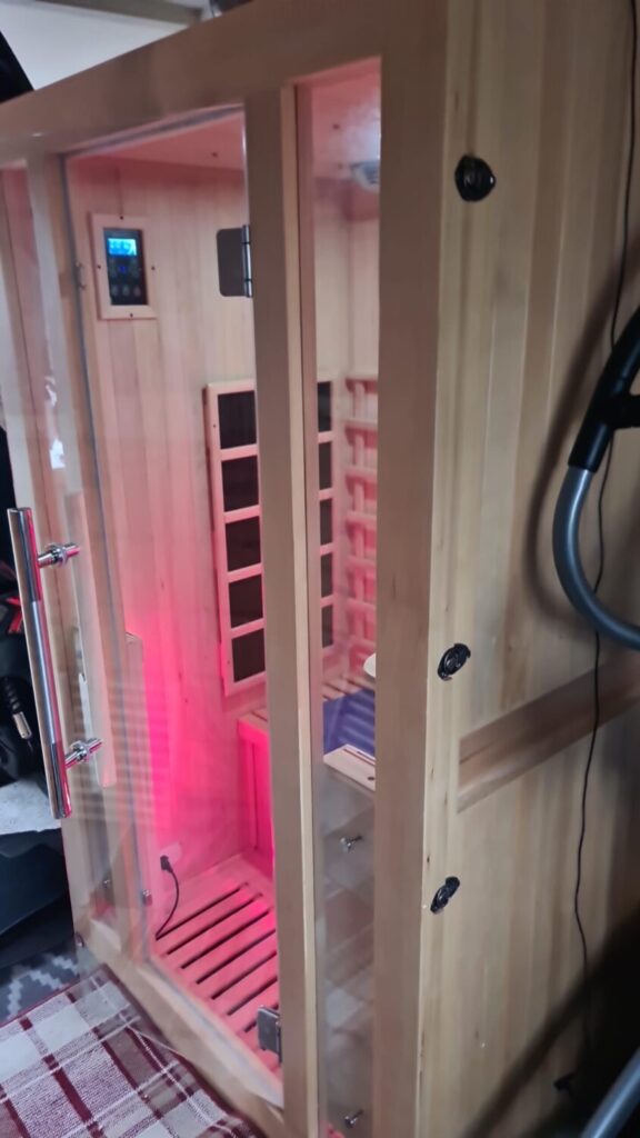 premier 2 person full spectrum infrared sauna with complete heat