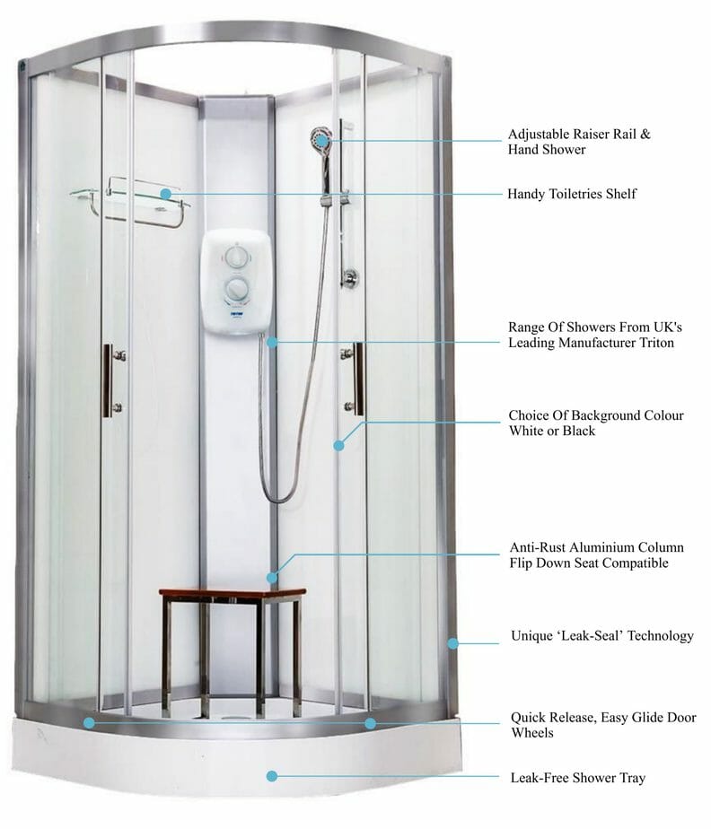 Pure Electric Shower Range Low Cost, Easy Install Electric Shower