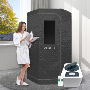 portable ‘insta heat’ sauna pod