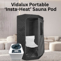 portable ‘insta heat’ sauna pod
