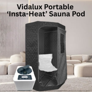 portable ‘insta heat’ sauna pod