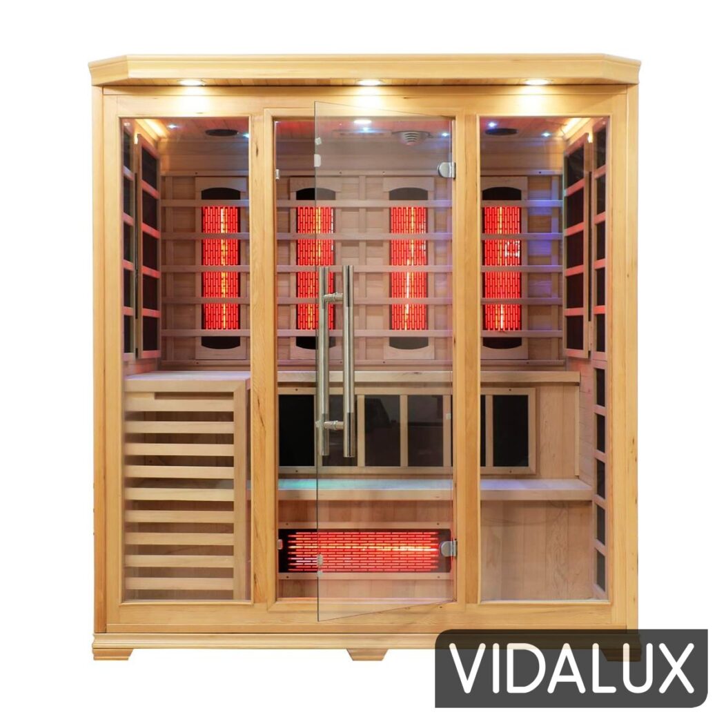 4 5 person full spectrum infrared bench sauna with complete heat 4 5 person full spectrum infrared bench sauna with complete heat