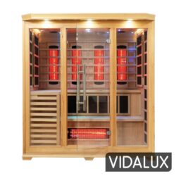 4 5 person full spectrum infrared bench sauna with complete heat