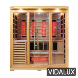 4 5 person full spectrum infrared bench sauna with complete heat