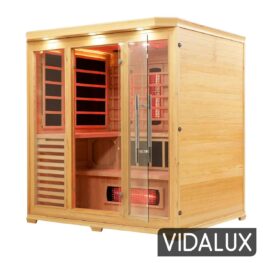 4 5 person full spectrum infrared bench sauna with complete heat