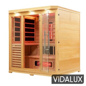 4 5 person full spectrum infrared bench sauna with complete heat