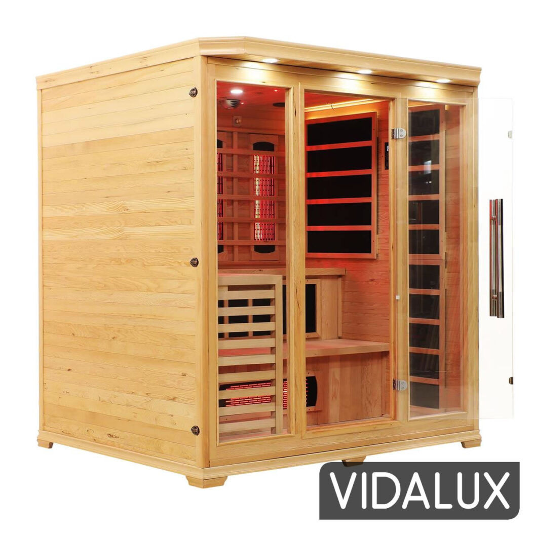 4 5 person full spectrum infrared bench sauna with complete heat 4 5 person full spectrum infrared bench sauna with complete heat