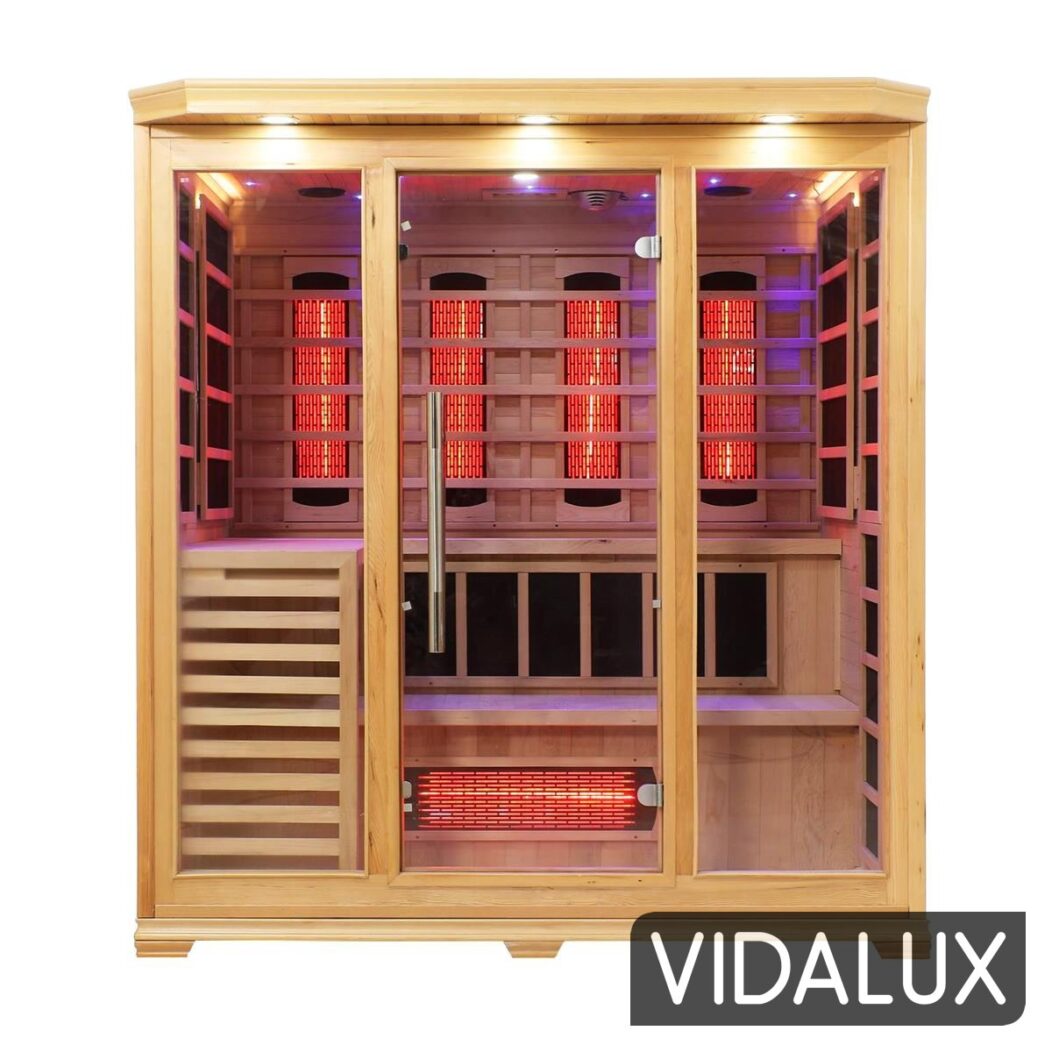 4 5 person full spectrum infrared bench sauna with complete heat 4 5 person full spectrum infrared bench sauna with complete heat