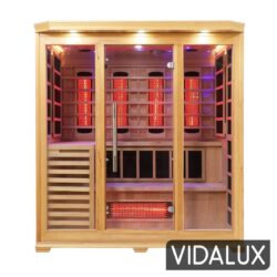 4 5 person full spectrum infrared bench sauna with complete heat