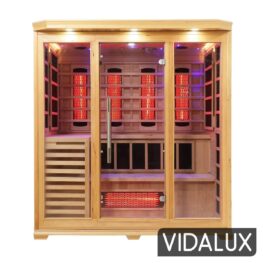 4 5 person full spectrum infrared bench sauna with complete heat