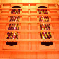 premier 2 person full spectrum infrared sauna with complete heat
