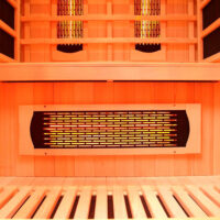 premier 2 person full spectrum infrared sauna with complete heat