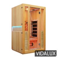 premier 2 person full spectrum infrared sauna with complete heat