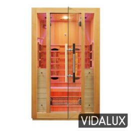 premier 2 person full spectrum infrared sauna with complete heat