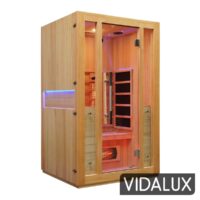 premier 2 person full spectrum infrared sauna with complete heat