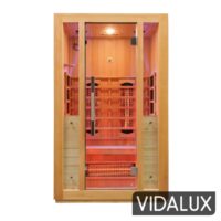premier 2 person full spectrum infrared sauna with complete heat