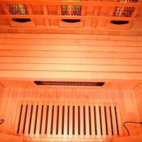 premier 3 person full spectrum infrared sauna with complete heat