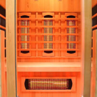 premier 3 person full spectrum infrared sauna with complete heat
