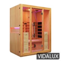 premier 3 person full spectrum infrared sauna with complete heat