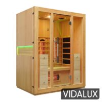 premier 3 person full spectrum infrared sauna with complete heat
