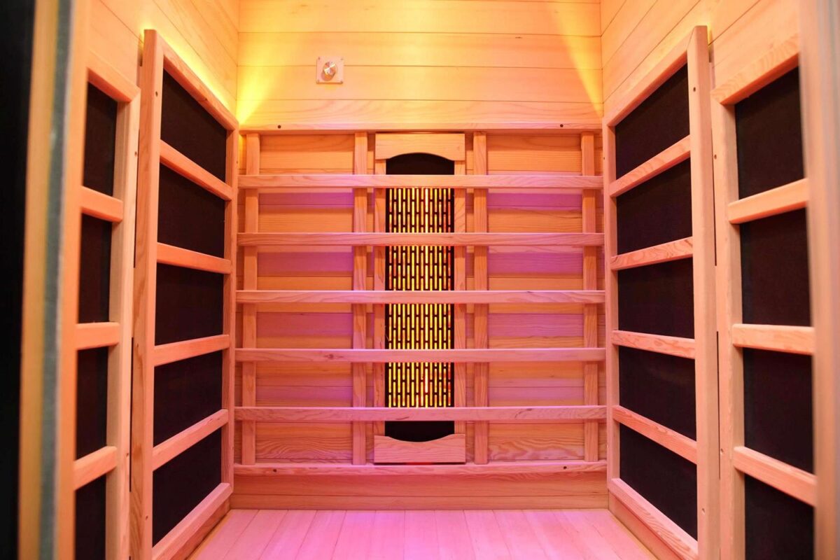 s 01 series 1 person full spectrum infrared sauna with complete heat