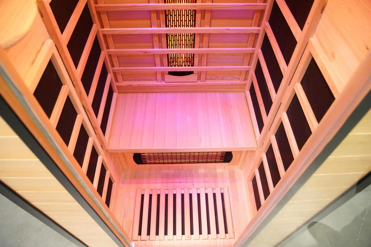 s 01 series 1 person full spectrum infrared sauna with complete heat
