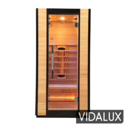 s 01 series 1 person full spectrum infrared sauna with complete heat