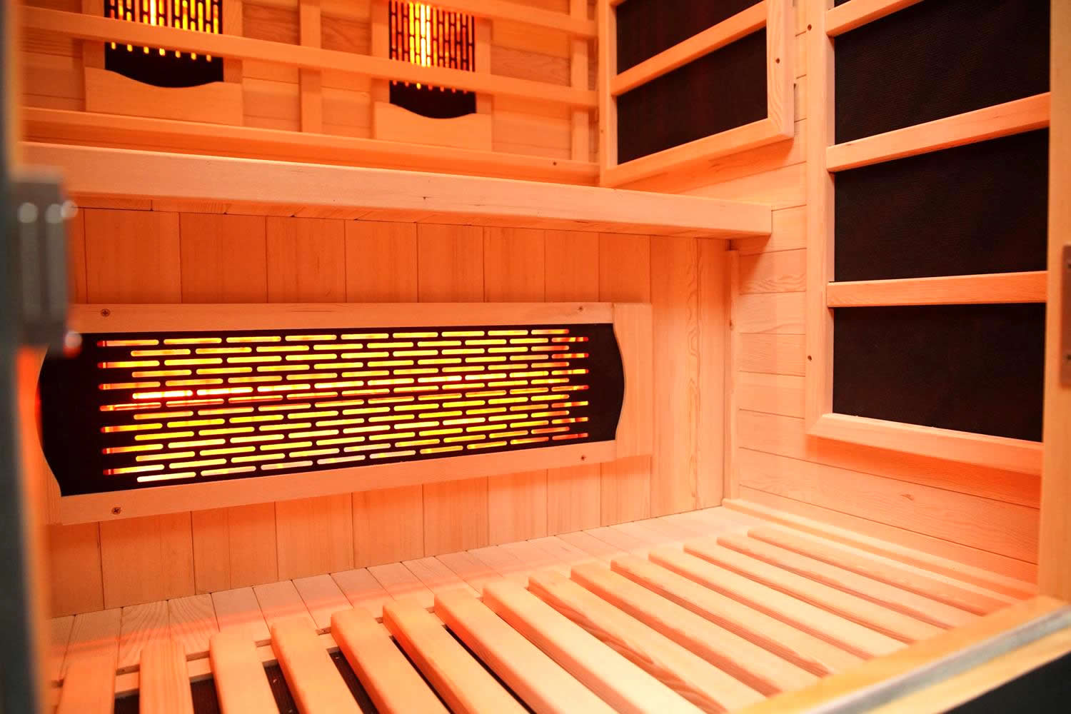 s 01 series 2 person full spectrum infrared sauna with complete heat