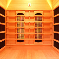 s 01 series 2 person full spectrum infrared sauna with complete heat