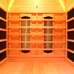 s 01 series 2 person full spectrum infrared sauna with complete heat