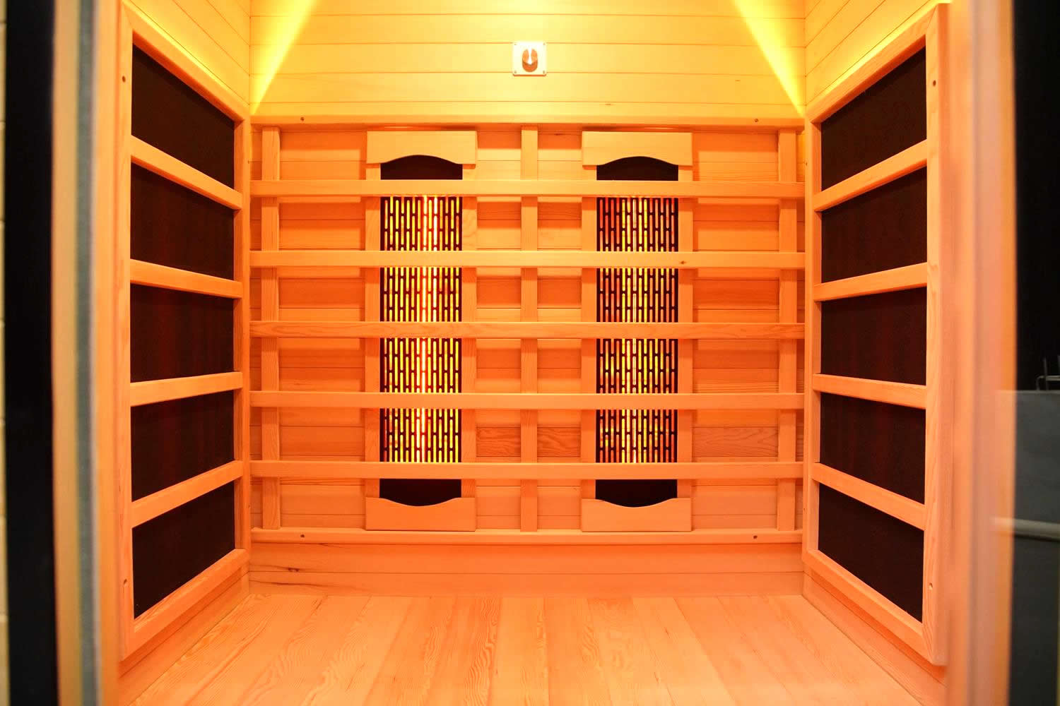 s 01 series 2 person full spectrum infrared sauna with complete heat