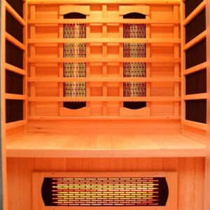 s 01 series 2 person full spectrum infrared sauna with complete heat