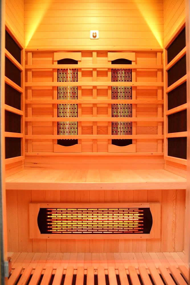 s 01 series 2 person full spectrum infrared sauna with complete heat