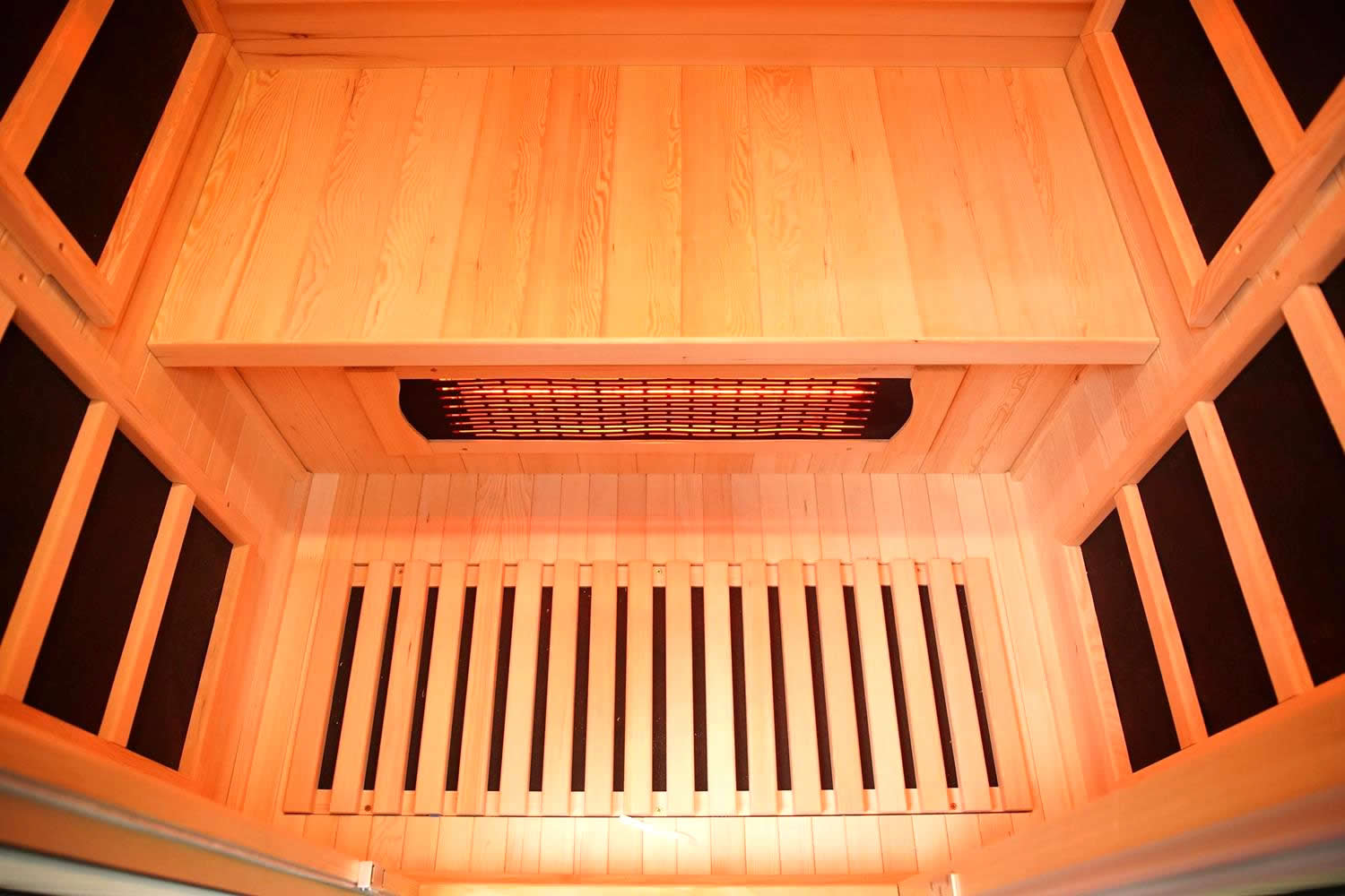 s 01 series 2 person full spectrum infrared sauna with complete heat