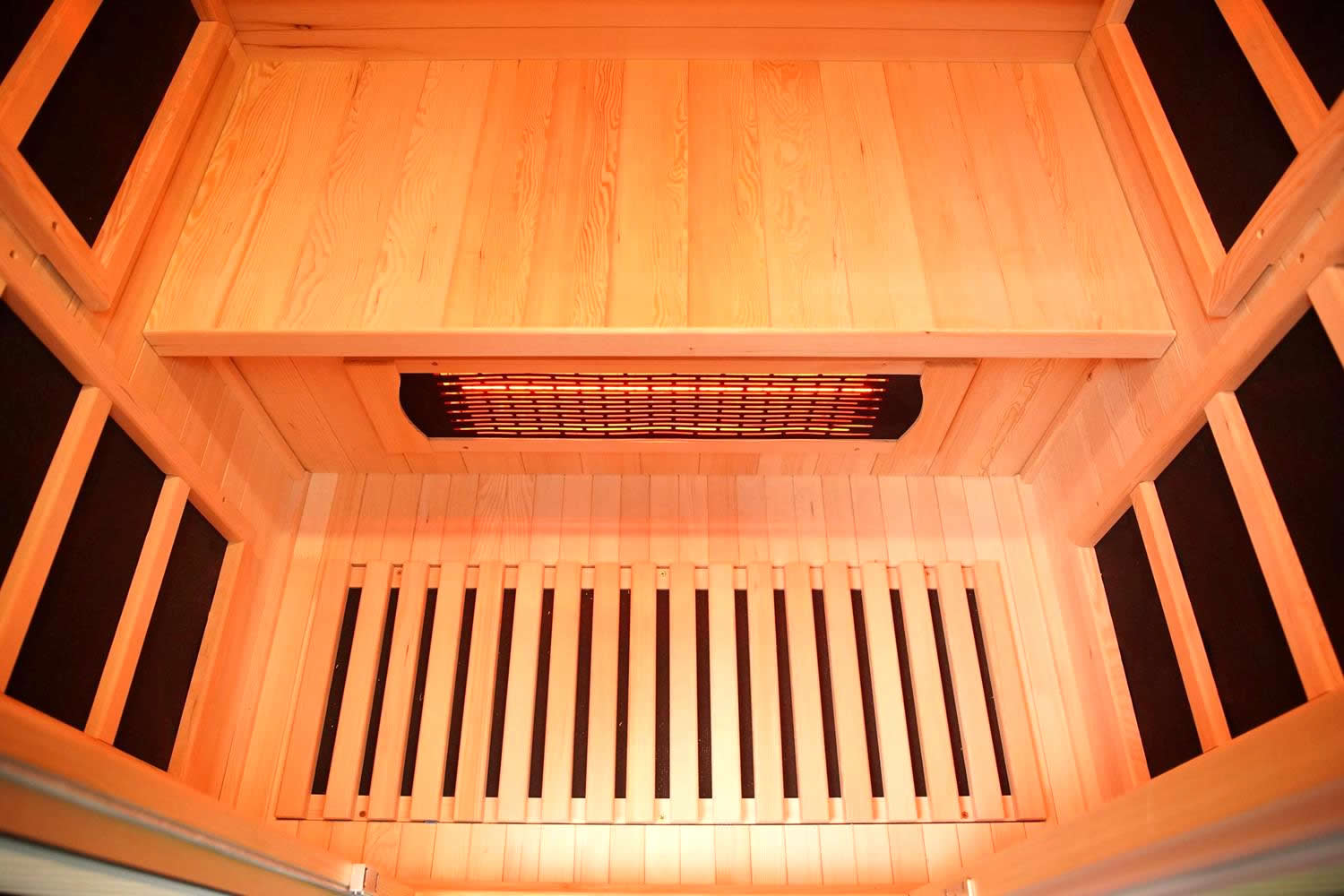 s 01 series 2 person full spectrum infrared sauna with complete heat