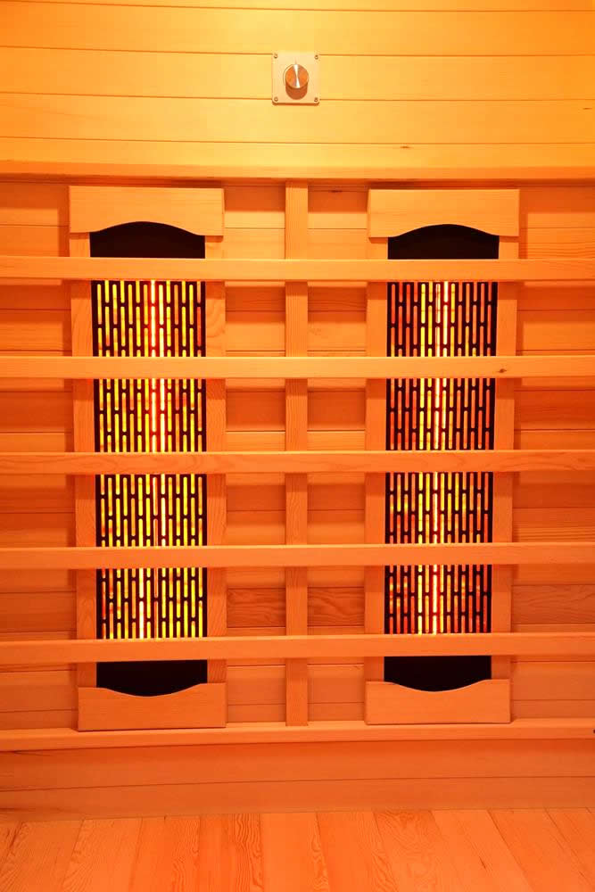 s 01 series 2 person full spectrum infrared sauna with complete heat
