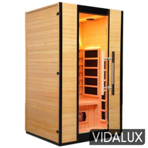 s 01 series 2 person full spectrum infrared sauna with complete heat