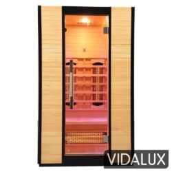 s 01 series 2 person full spectrum infrared sauna with complete heat