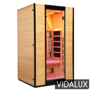 s 01 series 2 person full spectrum infrared sauna with complete heat