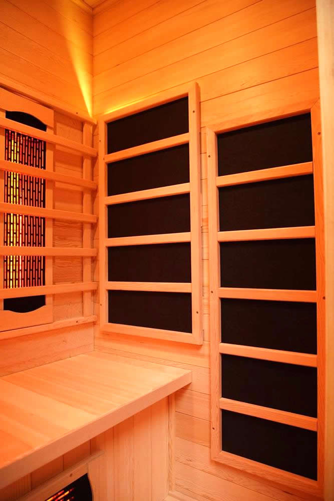 s 01 series 2 person full spectrum infrared sauna with complete heat