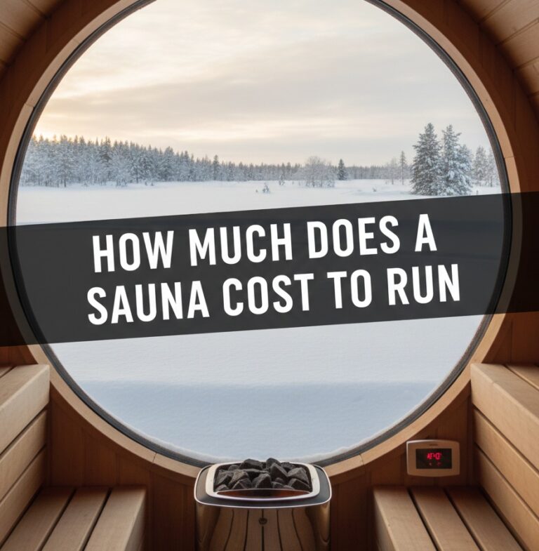 how much does a sauna cost to run