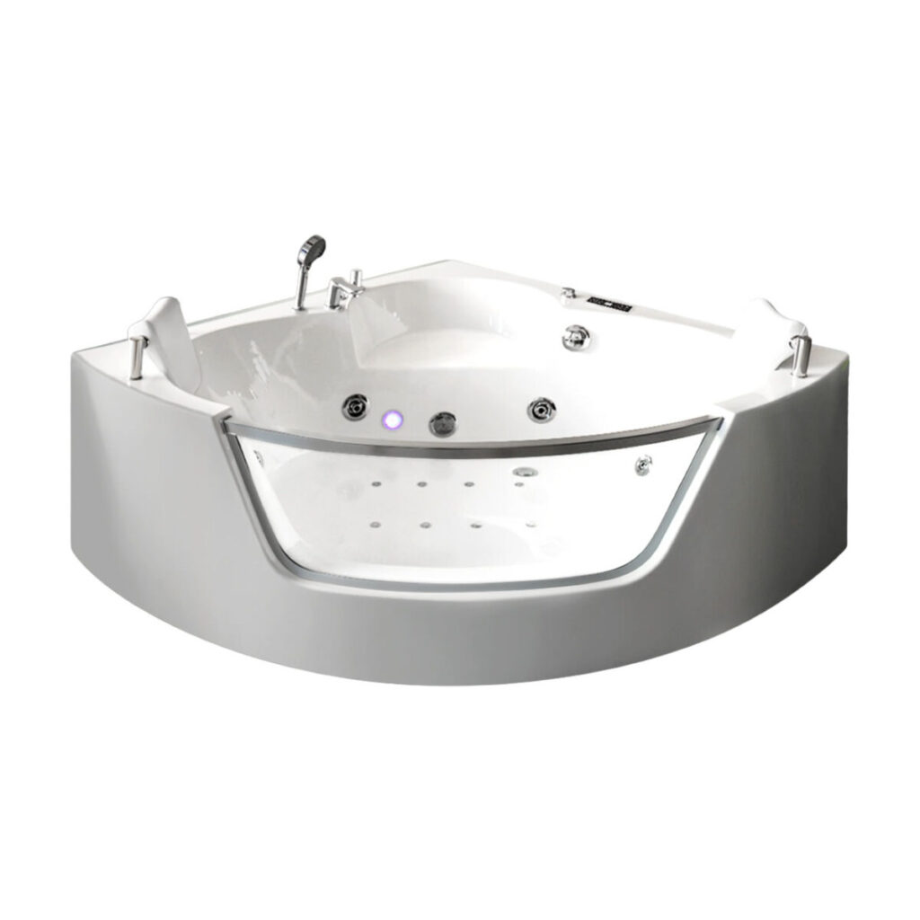 vidalux wb89 1400 x 1400 corner whirlpool & airspa bath
