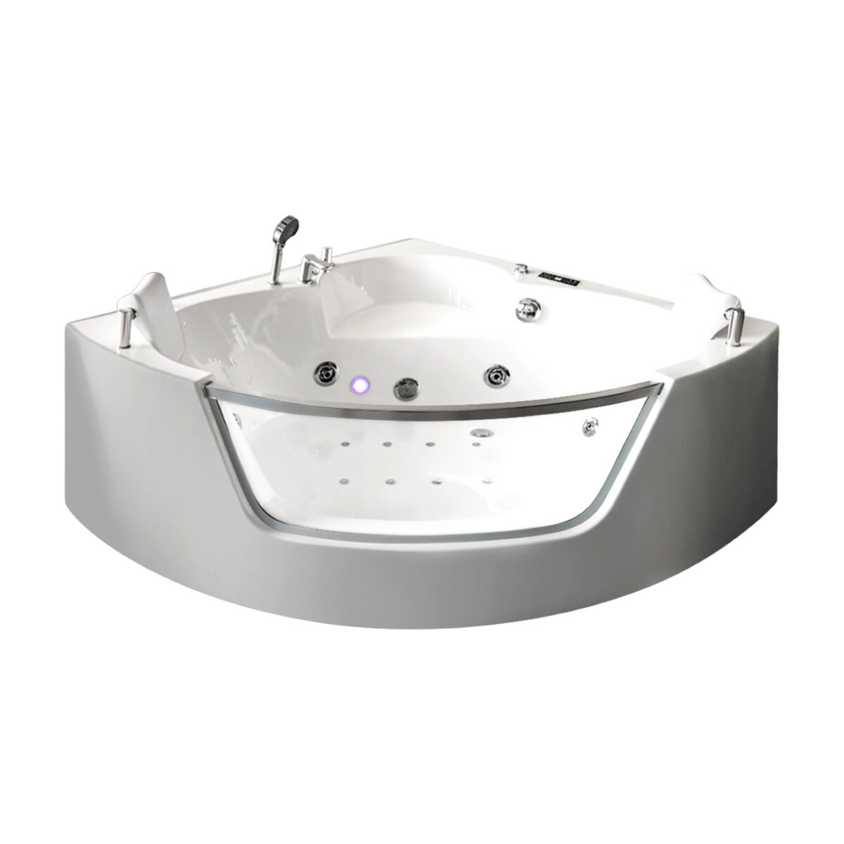 vidalux wb89 1400 x 1400 corner whirlpool & airspa bath