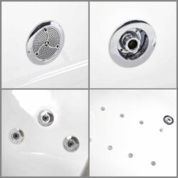 vidalux wb89 deluxe 1400 x 1400 corner whirlpool & airspa bath