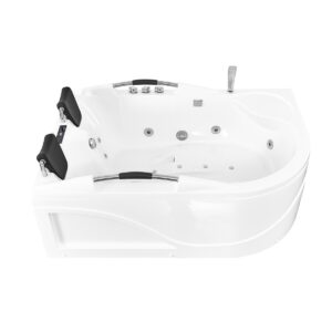 vidalux wb07 1800 x 1200 left hand 2 person deluxe whirlpool & airspa bath