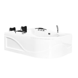 vidalux wb07 1800 x 1200 left hand 2 person deluxe whirlpool & airspa bath