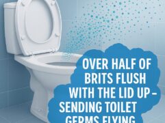 Over Half of Brits Flush with the Lid Up – Sending Toilet Germs Flying