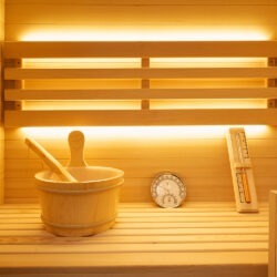 1 person nordic traditional sauna