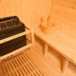 4 6 person traditional barrel sauna